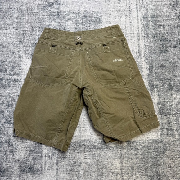 Kuhl Rambler Shorts Mens 30 Brown Vintage Patina Dye Canvas Cargo Hiking Travel - Picture 5 of 13
